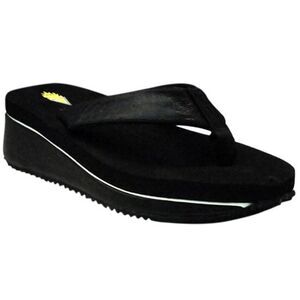 Volatile Cafe Metallic Black Womens sandals 10 NEW
